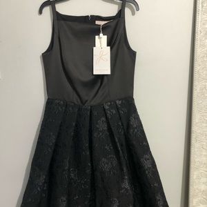 Black skater dress